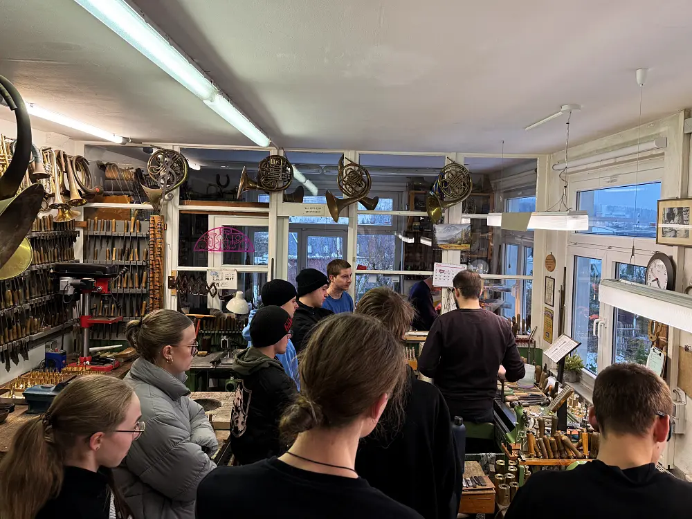 Besuch der Berufs- und Berufsfachschule “Vogtländischer Musikinstrumentenbau Klingenthal”