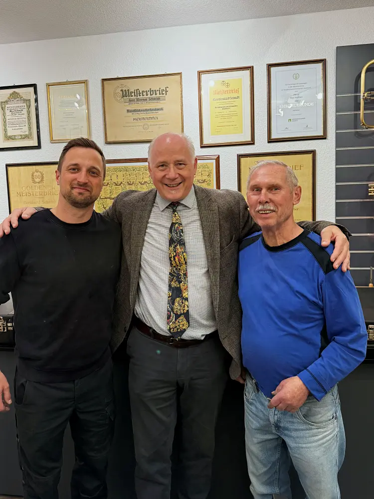 Tuba Prof. Hans Nickel zu Besuch
