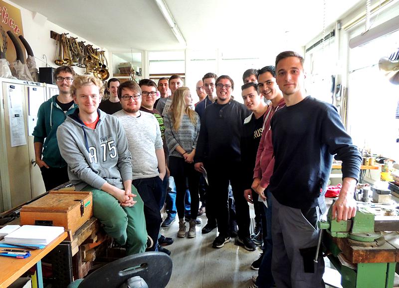 Berufsschule und Meisterkurs (Metallblasinstrumentenbau)Ludwigsburg