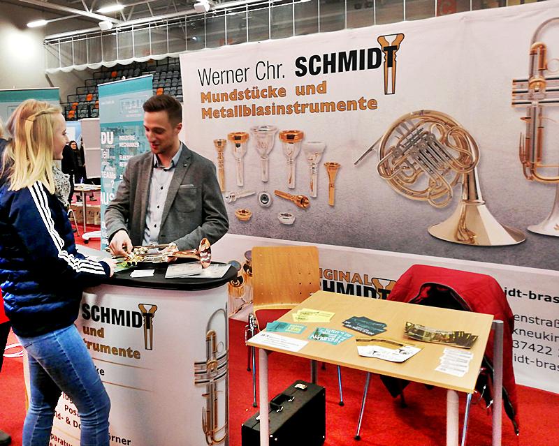 beim Berufsorientierungstag in Auerbach