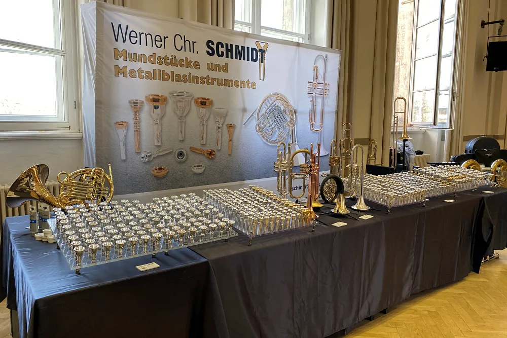 Stand beim 1. Brass Spectrum Festival in Dresden