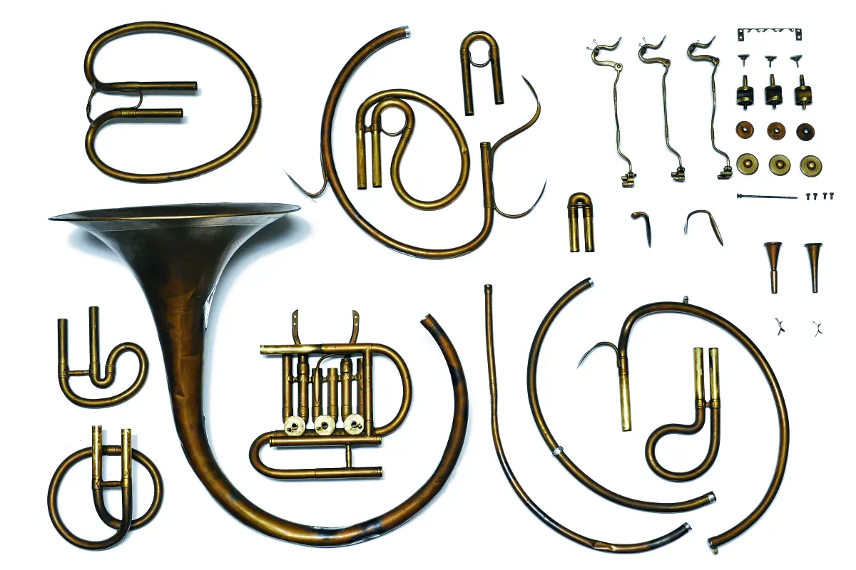 instrument, completely taken