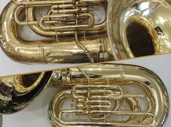 repair tuba C. G. Conn, 1969