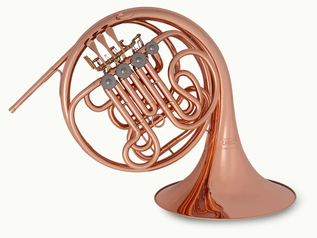 Doppelhorn aus Kupfer und Bronze