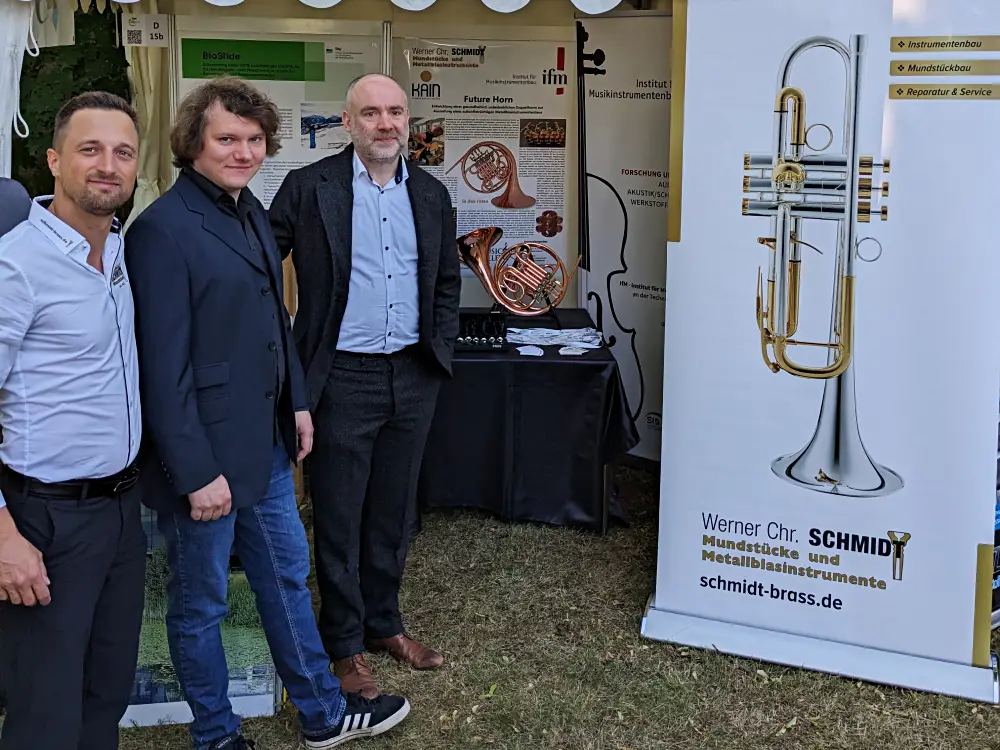 Max Hertlein, Christoph Gilbert und Benjamin Kain