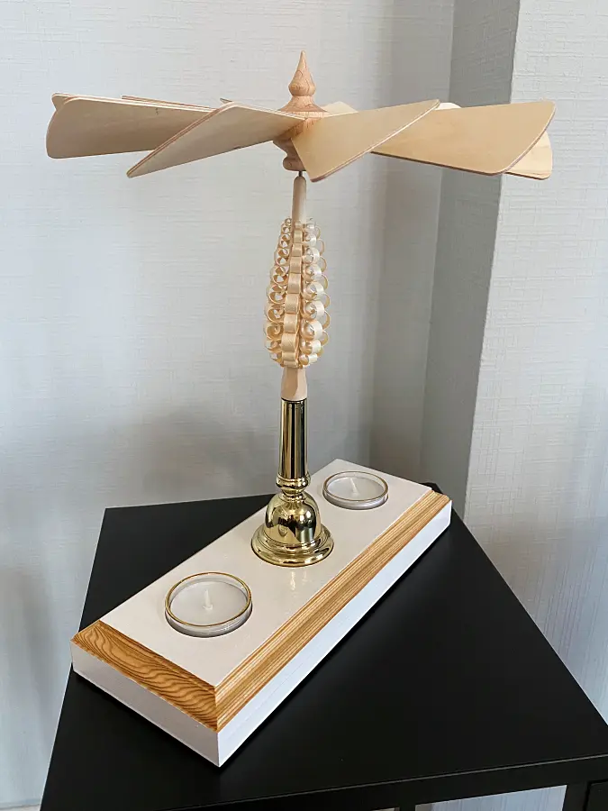 Mundstückpyramide für Teelichte - Modell 2