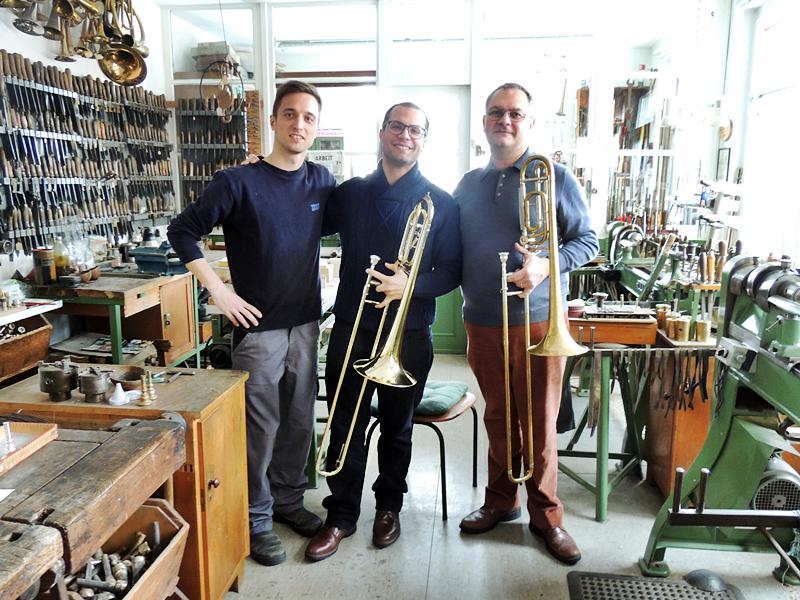 italienische Posaunisten bei uns zu Besuch