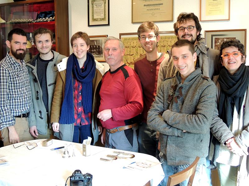 Schüler und Studenten vom Institut technologique europeen des metiers de la musique aus Frankreich