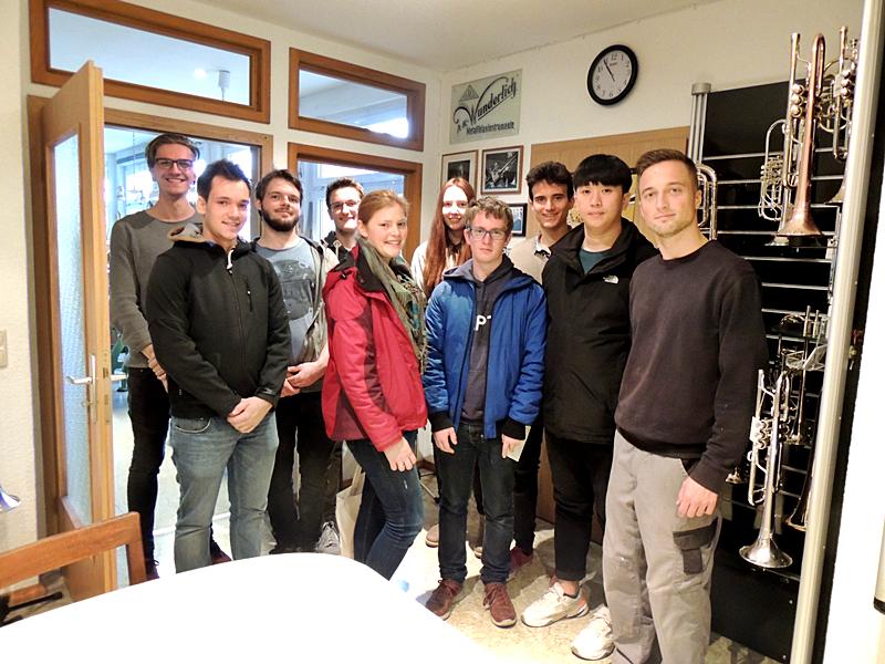 Besuch von der Oscar-Walcker-Schule, Ludwigsburg