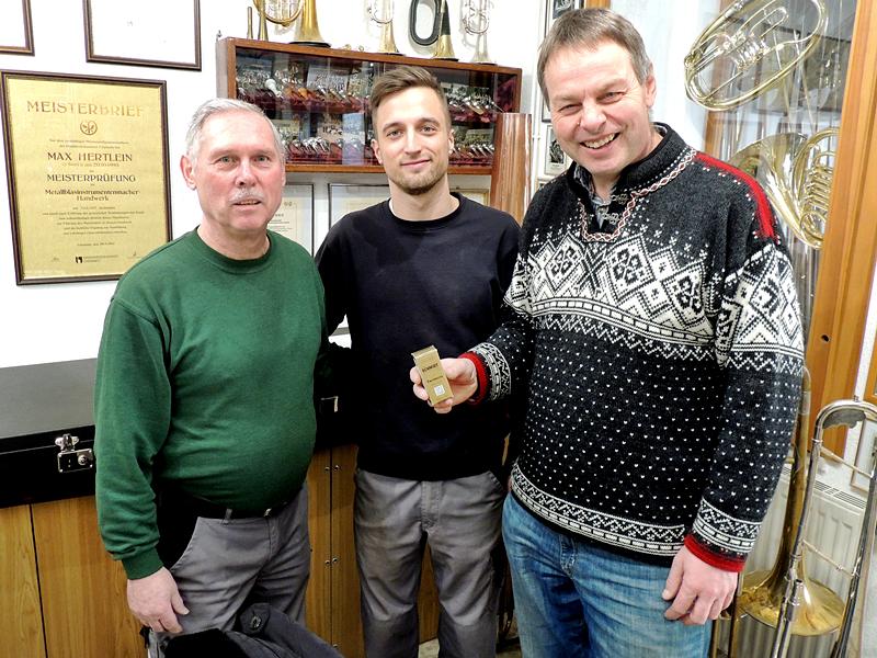 Sebastian Krause vom Verein für Mitteldeutsche Posaunengeschichte