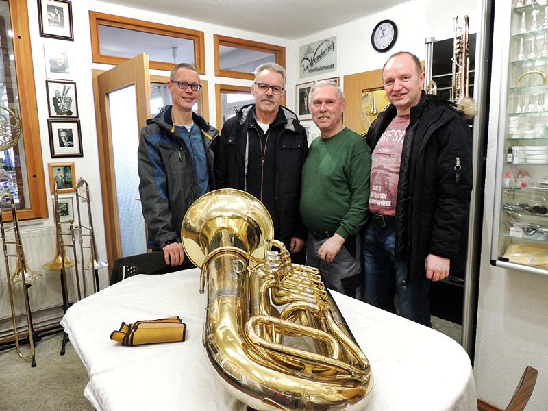 Bläser der Blaskapelle Kallmerode