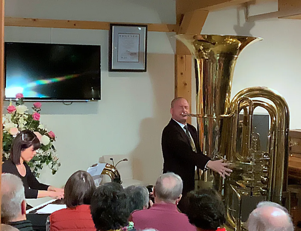 Prof. Wachsmuth und Masuki Sakagami