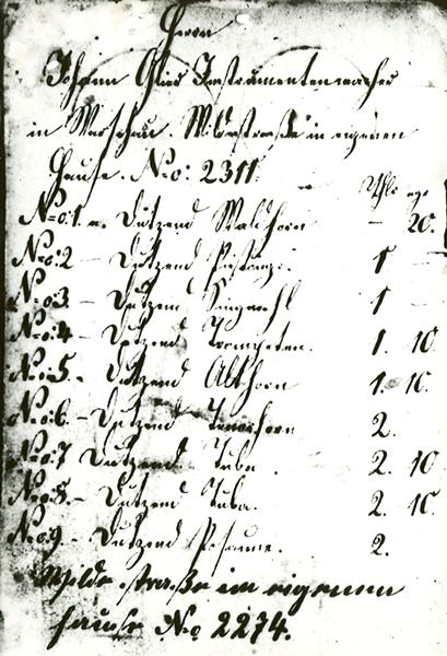 historisches Lieferbuch