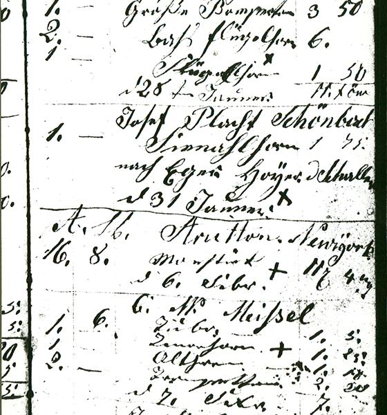 historisches Lieferbuch