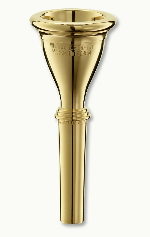 Mundstück Waldhorn Döhler vergoldet