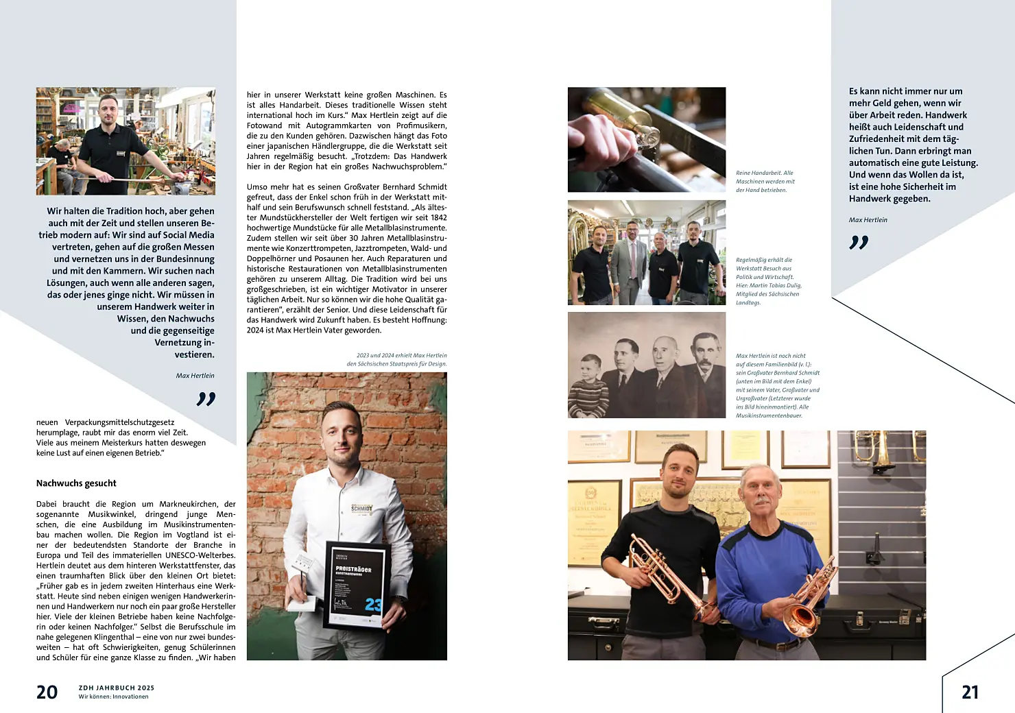 Jahrbuch des ZDH, Artikel Seite 2